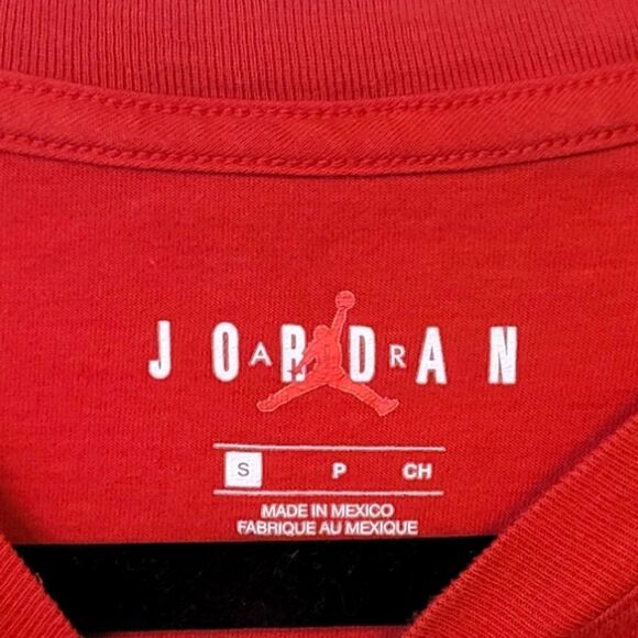 Air Jordan Red Vintage Logo T-Shirt - Picture 3 of 5